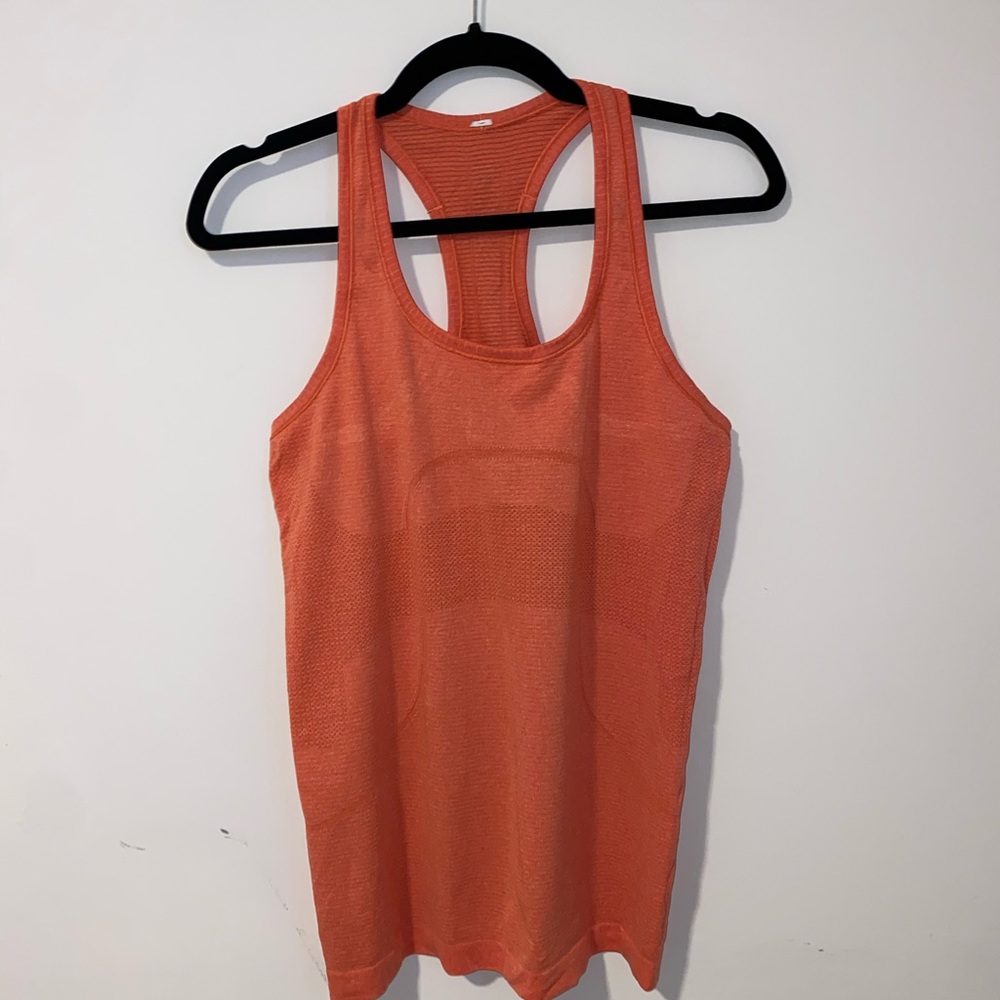 Lululemon swiftly tech racerback 2.0 tank in coral